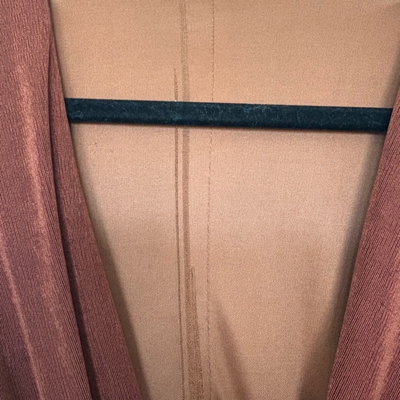 Revolve Katie May In A Mood Brown Long Sleeve Ruched Size Medium Wedding Guest - Picture 9 of 10